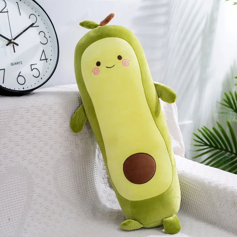 Kawaii Avocado Plushie – Soft & Smiley