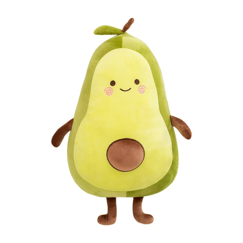 Kawaii Avocado Plushie – Soft & Smiley