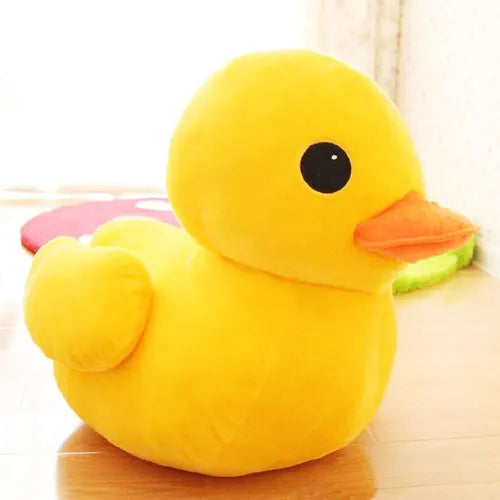 Big Yellow Duck Mini Plush – Cute Soft Cartoon Toy